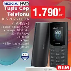 NOKİA TUŞLU CEP TELEFONU fiyat ve kampanya bilgisi